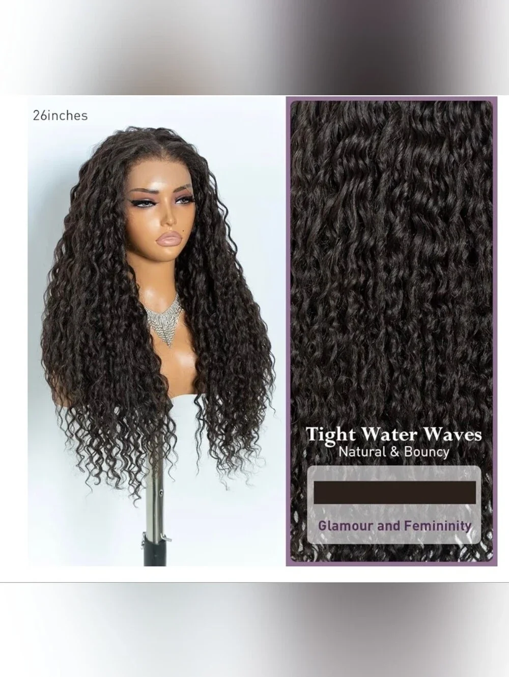 Water Wave Lace Front Wig